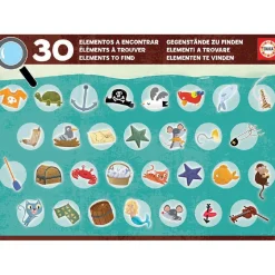 Educa Borrás - Barco pirata - Puzzle detectives 50 piezas*EDUCA BORRAS Best