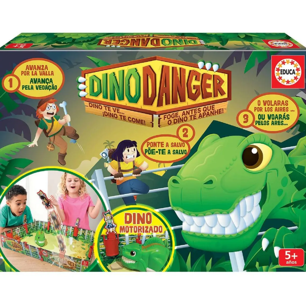 Educa Borrás - Dino Danger - Juego de mesa*EDUCA BORRAS Outlet