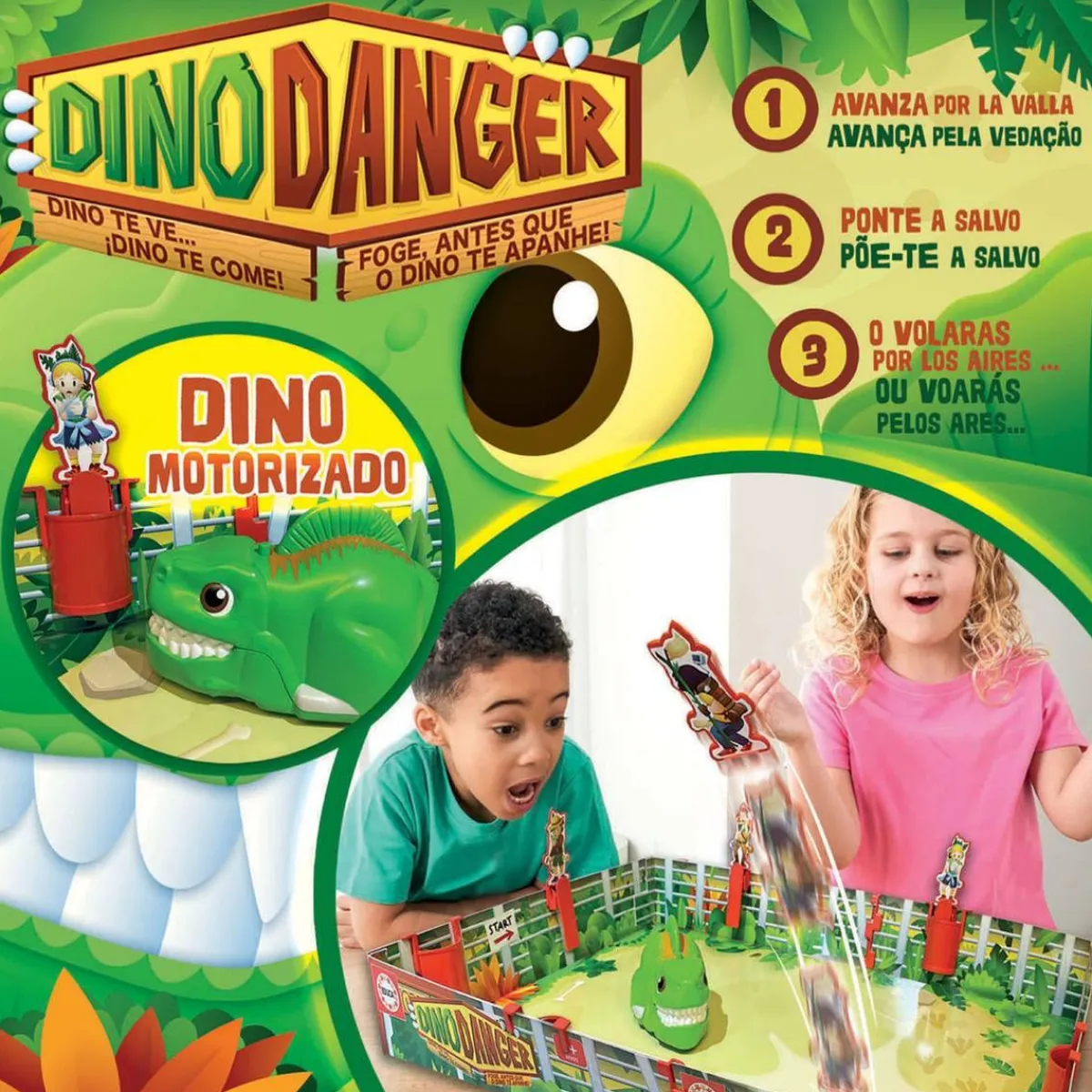 Educa Borrás - Dino Danger - Juego de mesa*EDUCA BORRAS Outlet