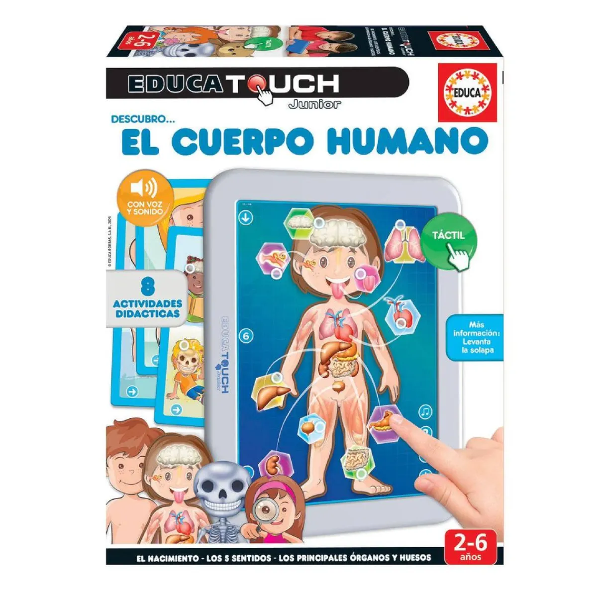 Educa Borrás - Educa Touch Junior el cuerpo humano*EDUCA BORRAS New