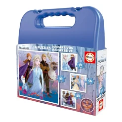 Educa Borrás - Frozen - Pack 4 Puzzles Progresivos Frozen 2*EDUCA BORRAS Best