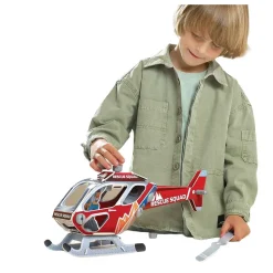 Online Educa Borrás - Helicóptero de rescate - Puzzle Studio 3D Arte Y Manualidades