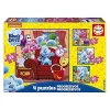 Educa Borrás - Las pistas de Blue - Pack de 4 puzzles progresivos*EDUCA BORRAS New