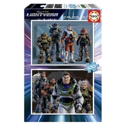 Clearance Educa Borrás - Lightyear - Pack 2 puzzles 100 piezas Juegos Y Puzzles