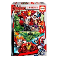 Sale Borrás - Los Vengadores - Puzzle 2x48 Piezas Juegos Y Puzzles
