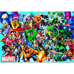 Borrás - Puzzle 1000 Piezas "Los Héroes De Marvel Juegos Y Puzzles