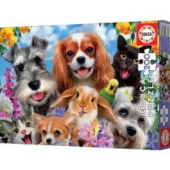 Educa Borrás - Selfie de mascotas - Puzzle 200 piezas*EDUCA BORRAS New