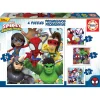 Educa Borrás - Spidey y su Superequipo - Pack 4 puzzles progresivos*EDUCA BORRAS Discount