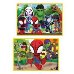 Educa Borrás - Spidey y su Superequipo - Pack puzzles de madera 2x25 piezas Juegos Y Puzzles