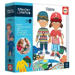 Hot Educa Borrás - Vísteme - Juego de mesa Juguetes Educativos Y Libros
