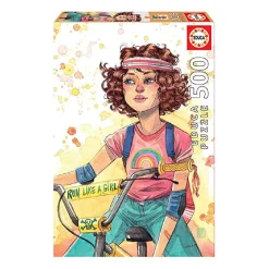Outlet Educa Borrás - Run like a Girl - Puzzle 500 piezas Juegos Y Puzzles