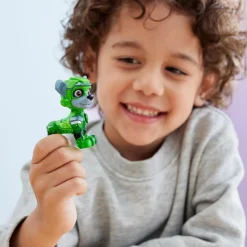 Best Energía - Patrulla Canina - Camión de reciclaje de juguete con figura de acción Rocky, luces y sonidos ㅤ Coleccionables Y Mini Mundos