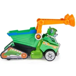 Best Energía - Patrulla Canina - Camión de reciclaje de juguete con figura de acción Rocky, luces y sonidos ㅤ Coleccionables Y Mini Mundos