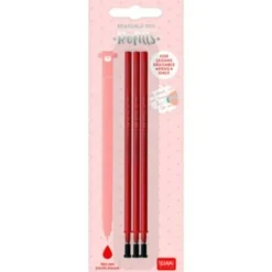 Energía - Recambio bolígrafo de gel rojo, punta 0,7 mm, juego de 3 piezas ㅤ*TOYS "R" US Clearance