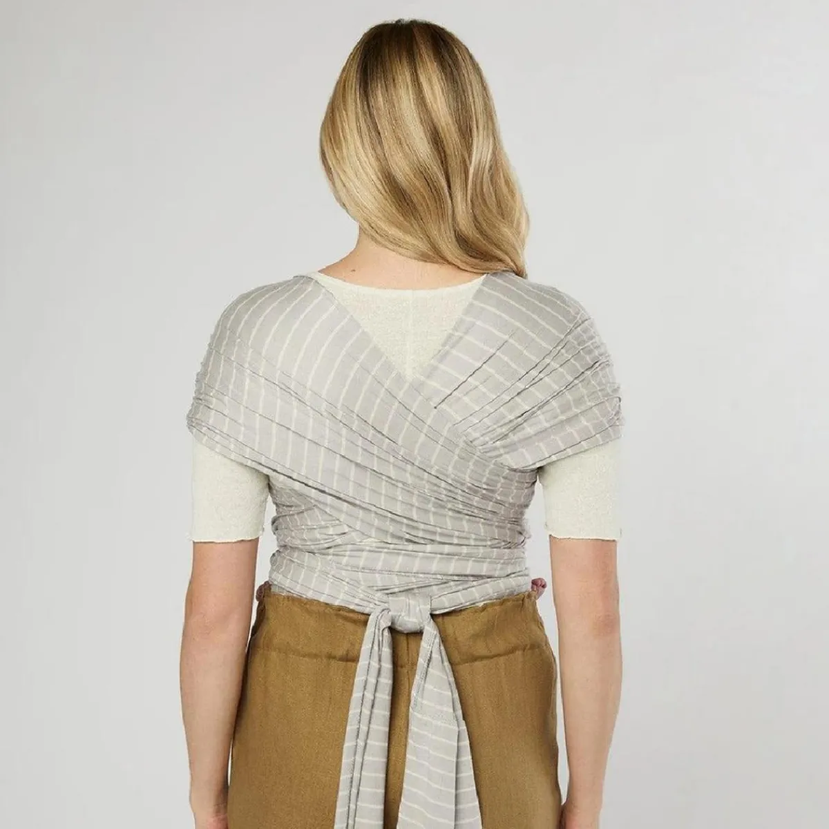 Best - Fular Aura rayas grises Portabebés Y Bici·Portabebés Y Mochilas