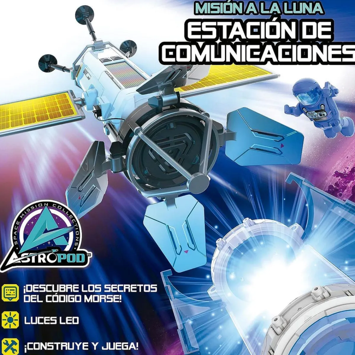 Estación de comunicaciones espaciales Astropod para construir y descifrar código Morse ㅤ Steam