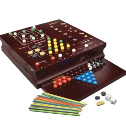 Hot Estuche 10 juegos de madera - juego de mesa Friki Zone|Juegos Y Puzzles