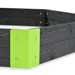 Online Exit - Arenero de madera Aksent Hexágono 200 x 170 cm Juguetes De Verano