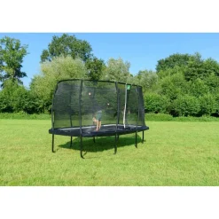 Hot Exit - Cama elástica Allure Classic 214 x 366 cm negro Camas Elásticas