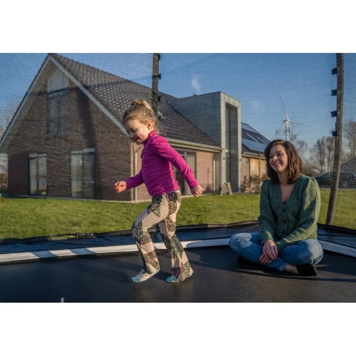 Clearance Exit - Cama elástica Allure Classic 244 x 427 cm negro Camas Elásticas