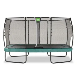 Discount Exit - Cama elástica Allure Premium 244 x 427 cm verde Camas Elásticas