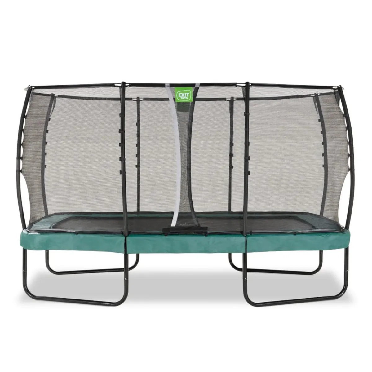 Discount Exit - Cama elástica Allure Premium 244 x 427 cm verde Camas Elásticas