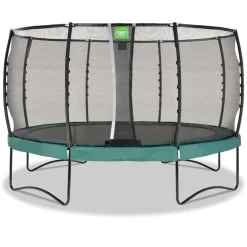 Discount Exit - Cama elástica Allure Premium 427 cm verde Camas Elásticas