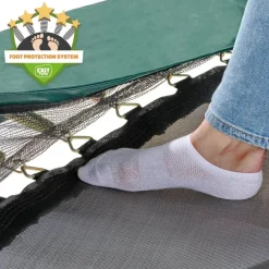 Discount Exit - Cama elástica Allure Premium 427 cm verde Camas Elásticas