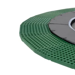 Outlet Exit - Cama elástica de suelo Dynamic 366 cm negro con perímetro de seguridad Camas Elásticas