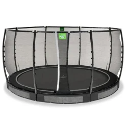 Exit - Cama elástica de suelo Allure Premium 427 cm negro*Exit Toys