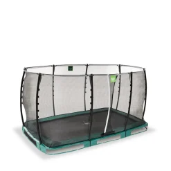 Hot Exit - Cama elástica de suelo Allure Classic 214 x 366 cm verde Camas Elásticas
