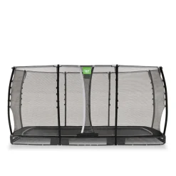 Exit - Cama elástica de suelo Allure Classic 244 x 427 cm negro*Exit Toys Discount