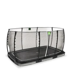 Exit - Cama elástica de suelo Allure Classic 244 x 427 cm negro*Exit Toys Discount