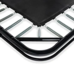 Discount Exit - Cama elástica de suelo Dynamic 275 x 458 cm negro con perímetro de seguridad Camas Elásticas