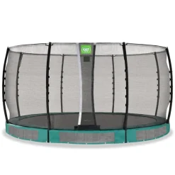 Online Exit - Cama elástica de suelo Allure Classic 427 cm verde Camas Elásticas