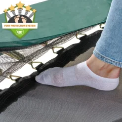 Online Exit - Cama elástica de suelo Allure Classic 427 cm verde Camas Elásticas