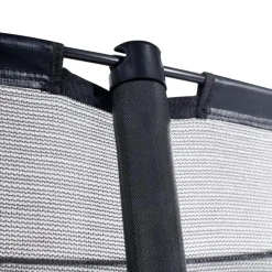 Exit - Cama elástica de suelo Dynamic 366 cm negro con red de seguridad*Exit Toys Online