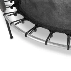 Exit - Cama elástica Junior Tiggy negro/gris con red de seguridad*Exit Toys Clearance