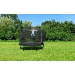 Discount Exit - Cama elástica Lotus Classic 253 cm negro Camas Elásticas