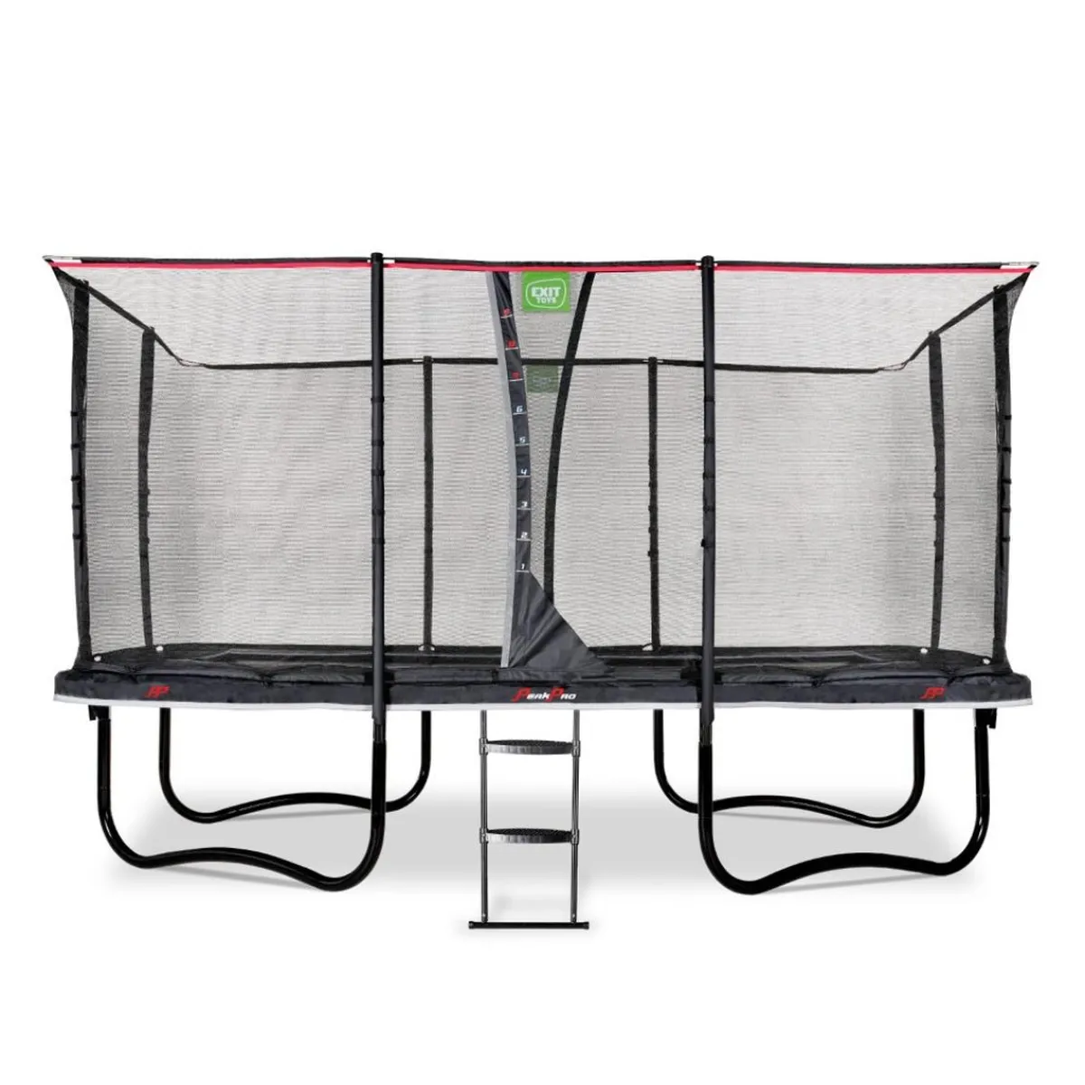 Exit - Cama elástica PeakPro 244 x 427 cm negro*Exit Toys Discount