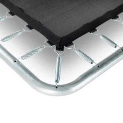 EXIT - Cama elástica rectangular con acolchado negro 244 cm*Exit Toys