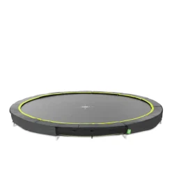 Hot Exit - Cama elástica redonda con acolchado negro 366 cm Camas Elásticas