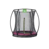 Sale Exit - Cama elástica Silhouette redonda de suelo rosa 183 cm Camas Elásticas