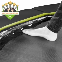 Exit - Cama elástica Silhouette redonda de suelo 244 cm Camas Elásticas