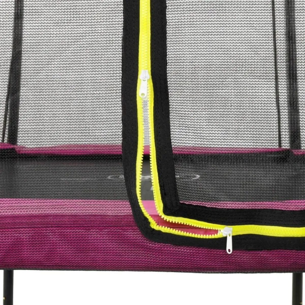 Outlet Exit - Cama elástica Silhouette rectangular rosa 214 cm Camas Elásticas