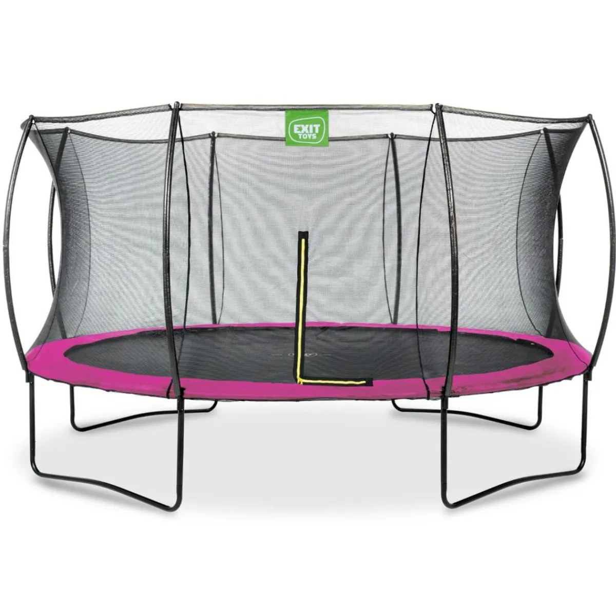 Hot Exit - Cama elástica Silhouette redonda rosa 427 cm Camas Elásticas