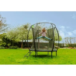 Clearance Exit - Cama elástica Silhouette redonda rosa 183 cm Camas Elásticas