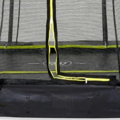 Exit - Cama elástica Silhouette rectangular de suelo 214 cm*Exit Toys