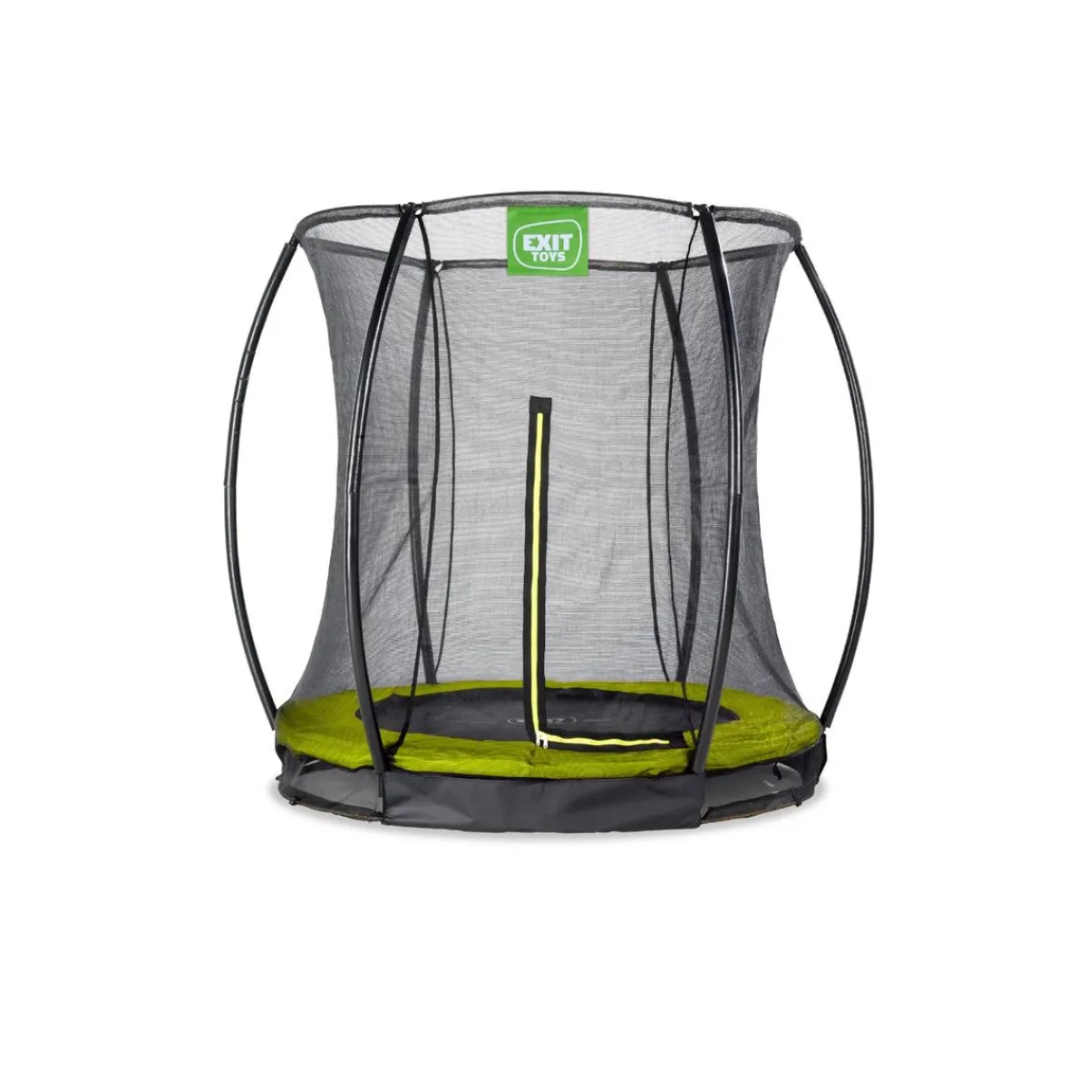 Discount Exit - Cama elástica Silhouette redonda de suelo verde 183 cm Camas Elásticas