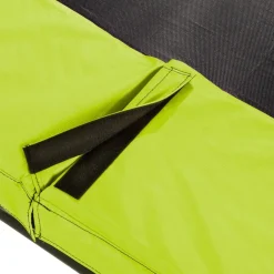 Exit - Cama elástica Silhouette redonda de suelo verde 244 cm*Exit Toys Best